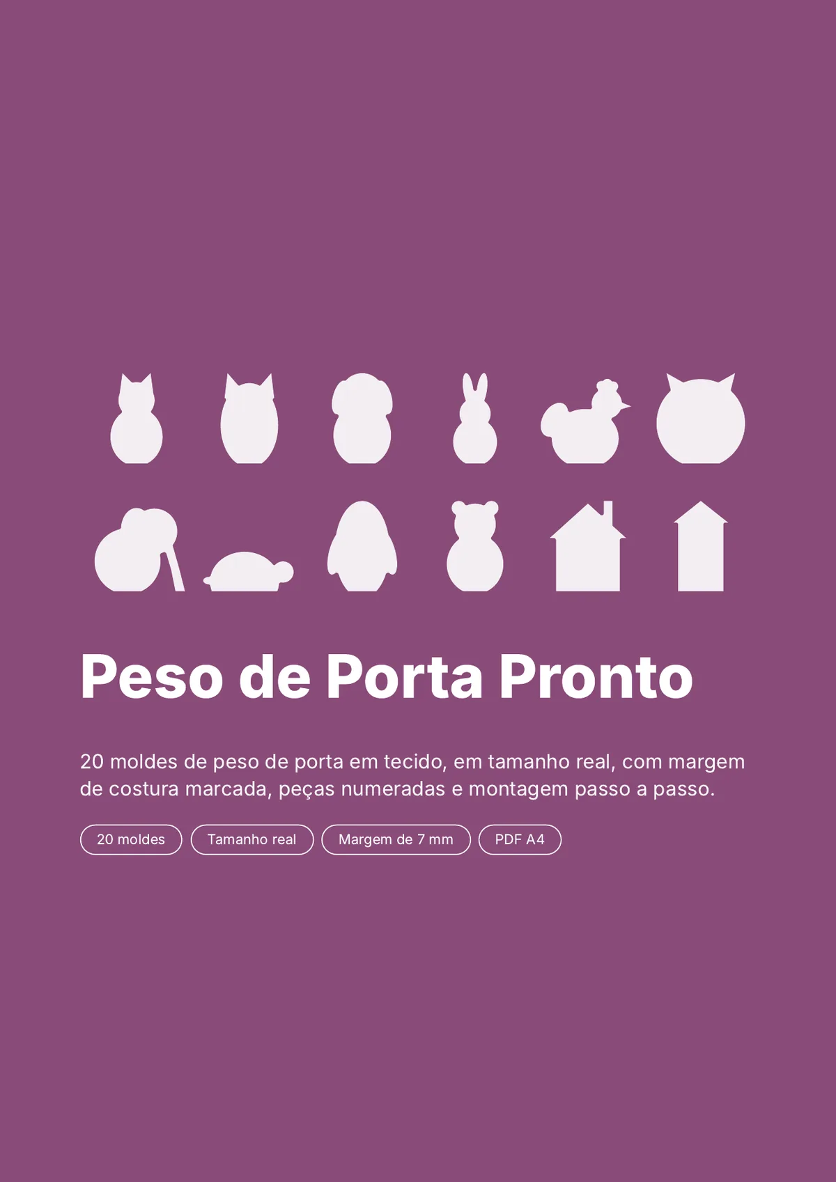 Página real do PDF Peso de Porta Pronto: capa